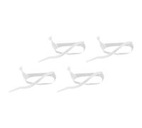 2 Paare Transparenter Anti Rutsch Schuhriemen für High Heels, Tpu | Verstellbare Schnallen, für Pumps und Blockabsatzsandalen, Stabilisiert den Sitz, Dekorative Optik