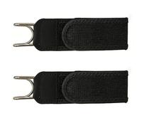 2 Pcs Elastic Belts,Non-Buckle Stretchable Waistband,Invisible Flat Woven Tape,no Metal Adjuster,Invisible Belt Accessories,Women's Accessories,Suitable for Work,Formal Wear,and Daily Sse (Black)