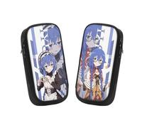 2 PCS Japanese Mushoku Tensei Anime Pencil Case Bag, Large Capacity Stationery Bag, Pencil Case Bag for Teenagers, Suitable For Case Bag with Student Stationery for Girls and Boys (Mushoku-2)