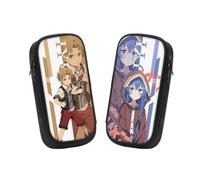 2 PCS Japanese Mushoku Tensei Anime Pencil Case Bag, Large Capacity Stationery Bag, Pencil Case Bag for Teenagers, Suitable For Case Bag with Student Stationery for Girls and Boys (Mushoku-4)