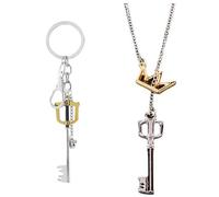 2 Pcs Kingdoms Hearts Schlüsselanhänger Halskette Game Figur Sora Cosplay Accessories Key Anhänger Jewelry (2pcs)