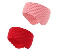 2 Pcs Ohrenschützer Stirnbänder für Männer und Frauen Strick Ohrenschützer für Herbst und Winter Stirnbänder zum Skifahren, Radfahren und Laufen (G)