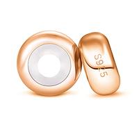 2 PCS Spacer Charm Stopper Roségold für Pandora Charms Armbänder 925 Sterling Silber “MEHRWEG”