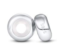 2 PCS Sterling Silber Gummi Spacer Charms Stopper für Pandora Armbänder “MEHRWEG”