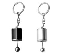 2 Schalt-Schlüsselanhänger, kreativer Auto-Schaltring, mehrfarbiger Metalllegierung-Schlüsselanhänger für Taschen und Schlüssel