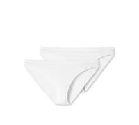 2 Schiesser Minislips mit Bio-Baumwolle - Damen - Gr. 42 - weiß