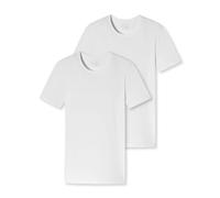 2 Schiesser T-Shirts mit Bio-Baumwolle - Herren - Gr. Xl/7 - weiß