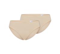 2 Schiesser Tai-Slips - Damen - Gr. 38 - braun