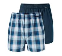 SCHIESSER Boxershorts 2er Pkg sortiert 3 blau | XL