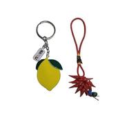 2 Schlüsselanhänger auf dem Foto Artikel 3: Napoli Italien Horn Antijella Glücksbringer + 1 Schlüsselanhänger Anhänger Hörner Chilischoten Hörner Geweih Zitrone Horn Charms Buckel Scio Küken