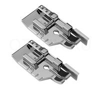 2 Stück 1/4'' Quilt- und Patchwork-Nähfüße mit Kantenführung, passend for alle Nähmaschinen mit niedrigem Schaft und Schnappverschluss, kompatibel mit Singer und Brother Nähzubehör