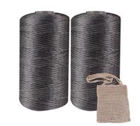 2 Stück 100 G Häkelgarn, Handgewebtes Leichtes Eisseidengarn, Polyester-Hohlgarn, Geeignet Für Coole Sommerhüte, Schuhe Und Taschen, Handgewebte Häkeltaschen Und Kissen (dunkelgrau)