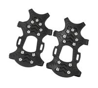 2 Stück 11 Zähne Eis Schnee Spikes Griff für Stiefel und Schuhe, rutschfeste Eisschuhsteigeisen mit Spikes für Winter Outdoor Skifahren Stollen für Schuhe Anti-Rutsch-Griffe Winter Walking Steigeisen