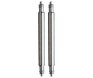 2 Stück 14mm Eichmüller Edelstahl Federstege 1,3mm Durchmesser für Uhren Armbänder
