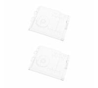 2 Stück 750036001 Spulenabdeckplatte, Transparent mit Skala Ersatzteil Kompatibel mit Elna 2600 2800 Husqvarna Viking Emerald 118