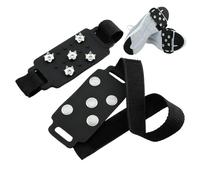 2 Stück Anti Rutsch Schuhspikes | Universelle 5 Zähne Eisgriffe | Tragbare Schuhkrallen | Durchsichtige Spikes Schuhe | Zum Wandern, Klettern, Angeln, Bergsteigen Und Klettern