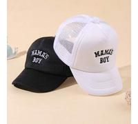 2 Stück Baby Jungen Lässig Buchstaben Grafik Mesh Kappe Sommer Sonnenschutz Baseball Mütze Streetwear Trucker Mütze