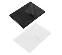 2 Stück Bügelvlies Schwarz 100cm*180cm,Vlieseline zum Aufbügeln,Bügelflies Bügeleinlage Bügelvlies für Taschen zum Plissieren,Nähen und Verstärken von Kleidung (Schwarz und Weiß)