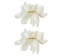 2 Stück Chiffon-Blumen-Haarspangen, Leichtes Chiffon-Material, Blumenform, Elegantes Temperament, Geeignet Für Hochzeiten Und Bankette, Geeignet Für Eine Vielzahl Von Frisuren.