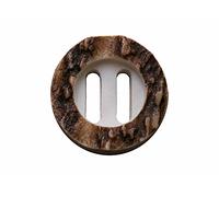 2 Stück echt Hirschhorn Knöpfe Lederhose deutsche Fertigung Tracht Hosenknöpfe 18mm oder 20mm (20mm)