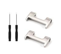2 Stück Edelstahl Anschluss Kompatibel mit Amazfit T-Rex/ T-Rex Pro Uhrenarmband Anschluss, 22mm Metall Adapter für Amazfit T-Rex/T-Rex Pro Uhr Langlebig Stecker für Amazfit T-Rex/T-Rex Pro (Silber)