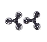 2 Stück Einkaufswagen Rollen Ersatzteile Treppensteigen Wäschewagen Dreieckiges Klemmlager Gepäck Koffer Räder Trolley Rollen Rolltablett Untersetzer