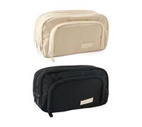 2 Stück Federmäppchen, Federmäppchen Mit Großem Fassungsvermögen, Aufbewahrungstasche, Federmäppchen Für Jugendliche, Schönes Federmäppchen, Büro- Und Schulbedarf