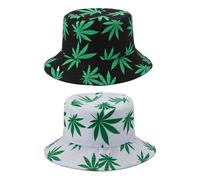 2 Stück Fischerhüte, Sonnenhüte, Modisch Bedruckte Fischerhüte, Angelhüte, Outdoor-Ausrüstung, Vielseitige Fischerhüte, Accessoires Zum Tragen