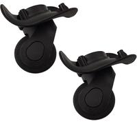 2 Stück Gepäckräder Ersatz, Ersatzräder Gepäck Lenkrollen für Weichschalen Hartschalen-Koffer und Reisekoffer, Koffer Rollen Räder mit Schrauben für Trolley Ersatzrollen Samsonite Koffer