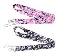 2 Stück Id Lanyards, Schlüsselanhänger Kinder Lang mit Medizin-Motiv, Nurse Schlüsselband für Ausweise & Schlüssel, 48,5 cm Umhängeband Krankenschwester Arzt Schule Pflege