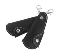 2 Stück Klappbarer Schuhanzieher aus Edelstahl, 18,5x5x3,7cm | PU Griff, Metallische Optik, Leicht und Clipbar, für Stiefel und Slipper Unterwegs