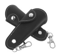 2 Stück Klappbarer Schuhlöffel aus Metall 18,5x5x3,7cm für Reisen | PU und Edelstahl, Kompakt für Tasche und Business Trips, Elegant für Schuhe und Loafer