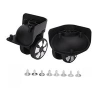 2 Stück Kofferrollen Ersatzrollen, 360 Grad Koffer Räder Ersatzrollen Ersatz Gepäck Hartschalen Ersatzräder Kofferrollen Lenkrollen für Trolley Gepäckkoffer Hartschalenkoffer