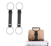 2 Stück Luggage Strap,Elastischer Befestigungsgurt für Gepäck,Elastic Fastening Belt,Backpack Luggag Straps,Verstellbare Gepäckgurte Koffer,Kofferband Gurt,Tragbares Reisekoffer,zum Befestigen Taschen