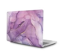 2 Stück Marmor Muster Schutzhülle, transparente Rückseite, kompatibel mit MacBook Air