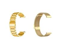 2 Stück Metallarmband Kompatibel mit Polar Ignite/Ignite 2/Ignite 3 Armbänder, 20mm Mesh Gewebte Edelstahl Uhrenarmband Solid Metall Armband für SmartBand