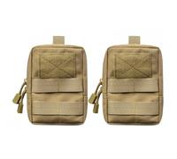 2 Stück Molle Tasche, Utility Pouch Wanderausrüstung für die Jagd im Freien