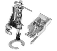 2 Stück Nähfuß mit offener Spitze, Freihand-Nähfuß aus Metall, zum Quilten, Stopfnähten, Sticken, für Brother, Singer, Babylock, Janome, Metall offene Zehe freie Bewegung Quilting Darning Presser Fuß