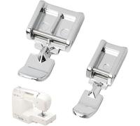 2 Stück Nähmaschinenfuße, Reißverschluss Füßchen Nähmaschine, Reißverschluss Nähfüße, Set Mit 2 Schmalen Universal-Clips, Kompatibel Mit Brother Singer Janome, Nähmaschine