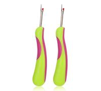2 Stück Nähnahttrenner, ergonomisches, scharfes Nähnahtfaden-Entferner-Werkzeug, Stichentferner, Nahttrenner-Werkzeug, Stichentferner zum Nähen, Basteln, Sticken, Nadelarbeiten