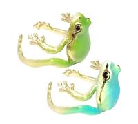 2 Stück Neuester Laubfrosch Froschringe | Verstellbare Süße Froschringe | Kreativer Schöner Froschring | Offener -förmiger Zarter Schmuck | Modeaccessoire, Süße Geschenke Für Freundin, Mutter