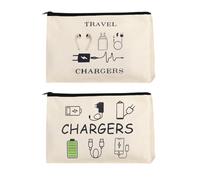 2 Stück Personalisierte Make-Up-Tasche, Lustige Make-Up-Aufbewahrungstasche, Reise-Aufbewahrungstasche, Reißverschluss-Aufbewahrungstasche, Unisex-Kulturbeutel.