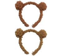 2 Stück Plüsch-Stirnbänder, Niedliche Tier-Stirnbänder, Kreative Styling-Stirnbänder, Cosplay-Zubehör, Party-Haar-Accessoires