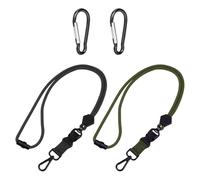 2 Stück Robuste Schlüsselbänder Und 2 Stück Karabiner, Abnehmbares Schlüsselband, Verstellbares Schlüsselband, Multifunktionales Schlüsselband, Verwendbar Für Mobiltelefone, Dokumente, Schlüssel