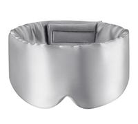 2 Stück Schlafmaske aus Maulbeerseide for Damen und Herren, Augenabdeckung Seide, weiche mit verstellbarem Band, Schlafhilfe für Schlaf(Gray)
