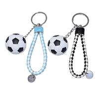 2 Stück Schlüsselanhänger Fußball Fussballschuh Fußball Anhänger Fußball Schlüsselanhänger für Jungen Fussball Geschenke Jungen Fußball Geschenke für Jungs Auto Keychain für Fußballfans Kinder Adult