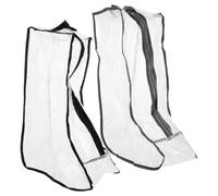 2 Stück Schuhaufbewahrungstasche mit Reißverschluss | PVC Mesh, Transparentes Design, Strapazierfähig und Leicht zu Tragen, für Outdoor Einsatz und Ordnung