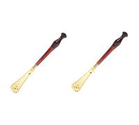 2 Stück Senior Schuhanzieher Holz Ergonomisches Design für Einfaches Anziehen Robuste Schuhhilfe für Männer Frauen für Kurze Lange Schuhe Senioren Haushalt