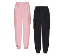 2 Stück/Set Damen Sommer Lässig Hoher Taille Jumpsuit, Culotte Hosen & Träger Top in verschiedenen Farbkombinationen