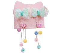 2 Stück/Set Kleinkind-Haarspangen in Schleifenform, bunte Haarnadeln zum Fotografieren, Haarnadeln für kleine Mädchen und Frauen, dünn zum Stylen, Schleifen-Dekorationen für Mädchen, Accessoires für